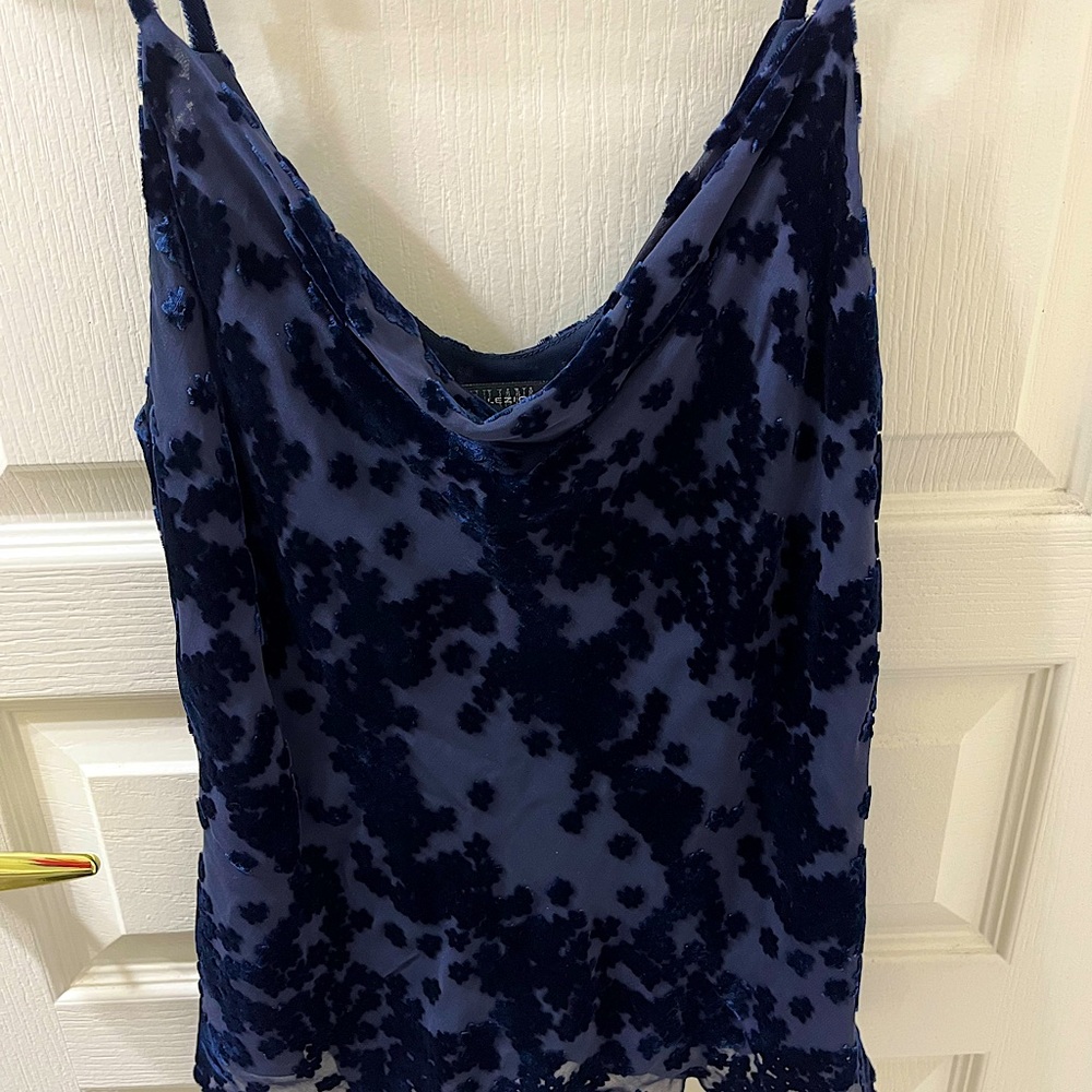 Three piece velvet burnout